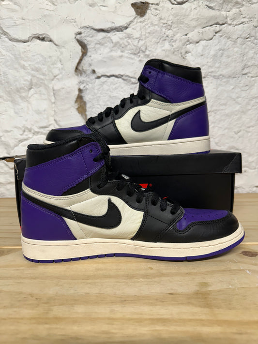 Air Jordan 1 High Court Purple Sz 10