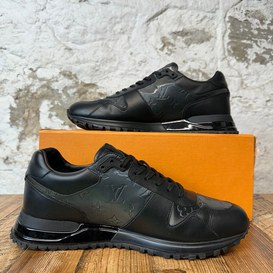 Louis Vuitton Grey 3M Monogram Black Runaway Sneaker Sz 10 (8.5LV)