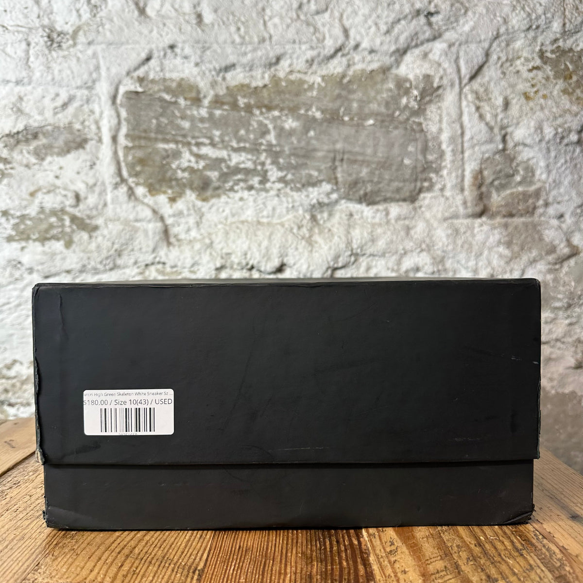 Amiri High Green Skeleton White Sneaker Sz 10 (43)