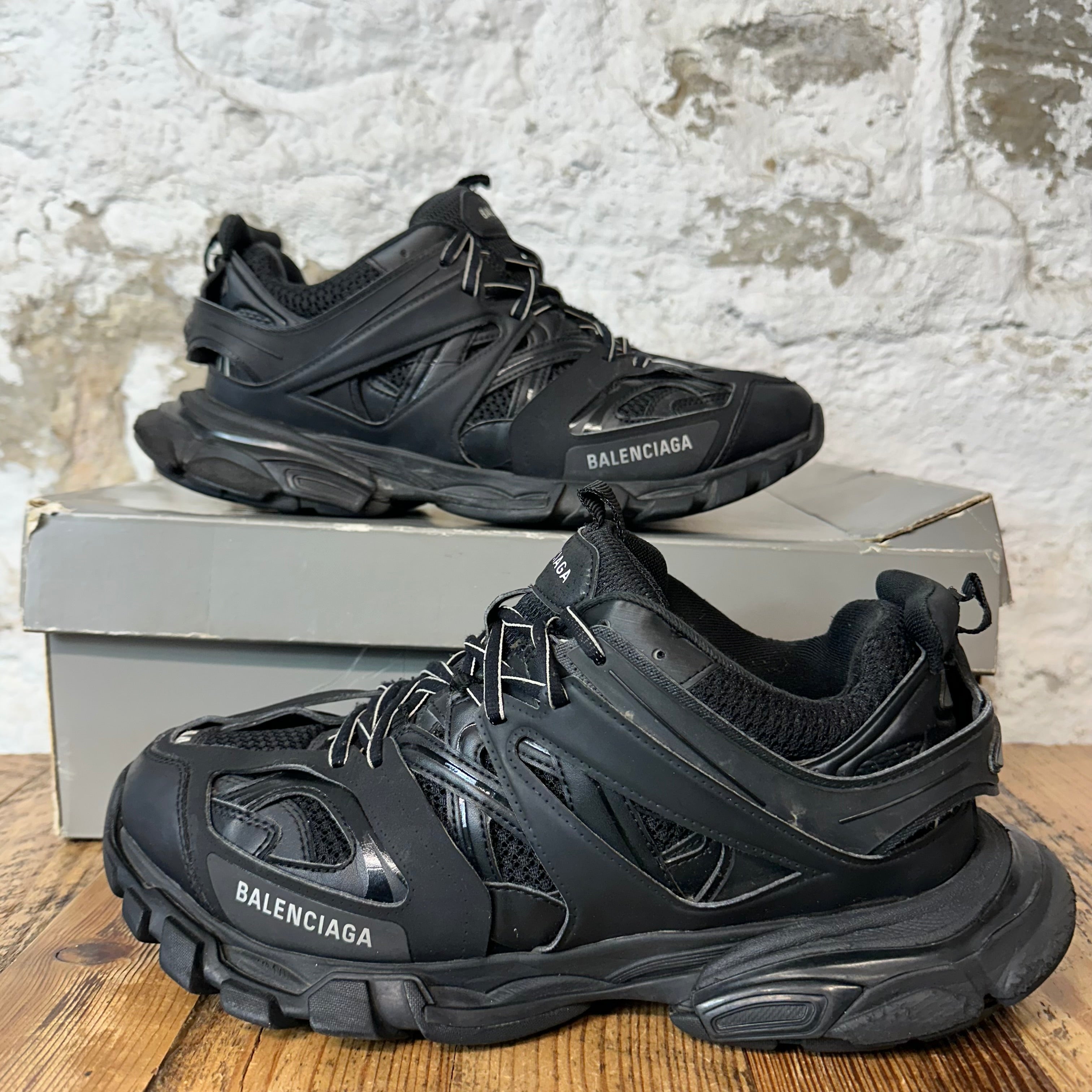 Balenciaga Track Runner Triple Black Sneaker Sz 11 (44)