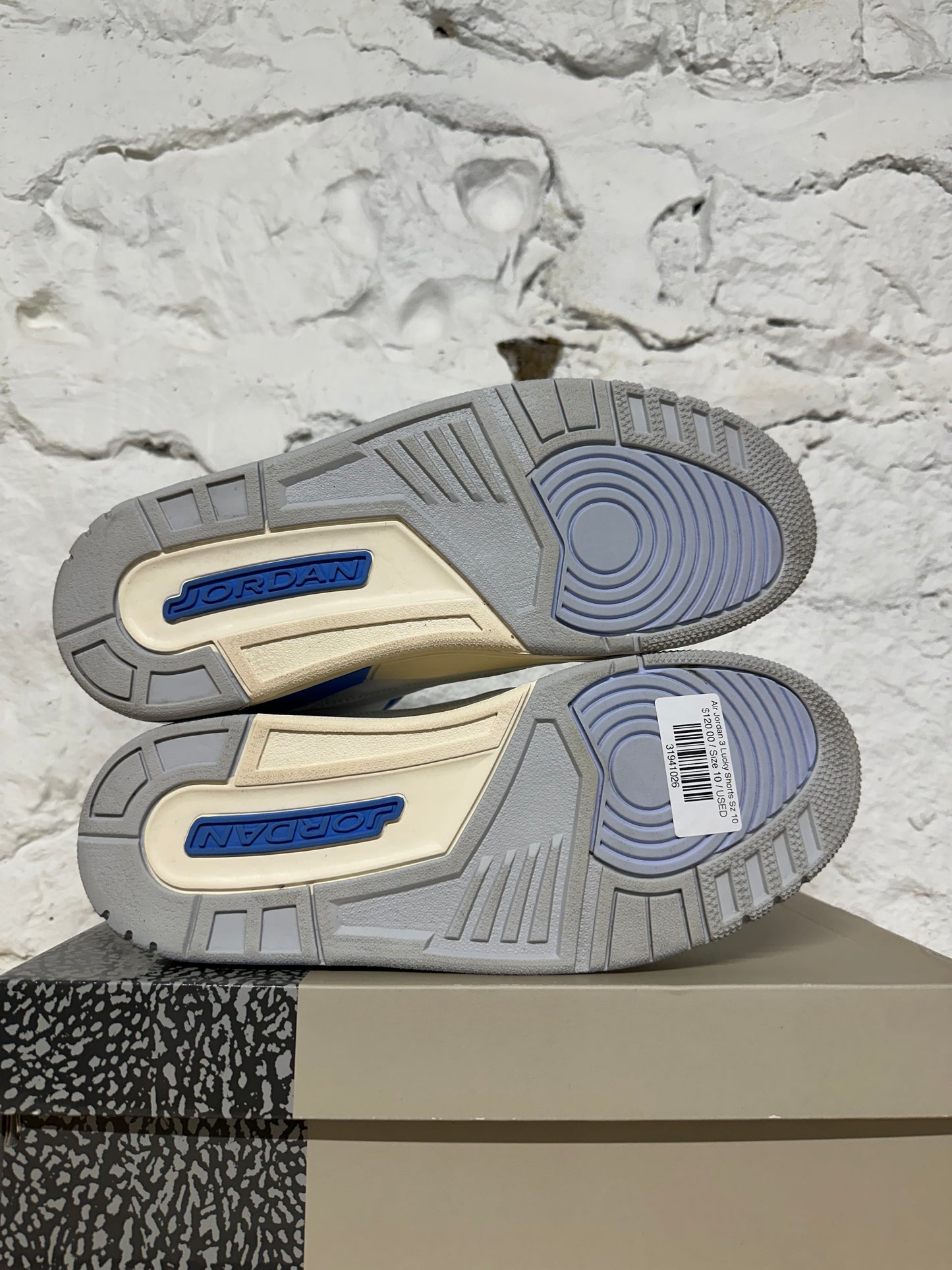 Air Jordan 3 Lucky Shorts Sz 10