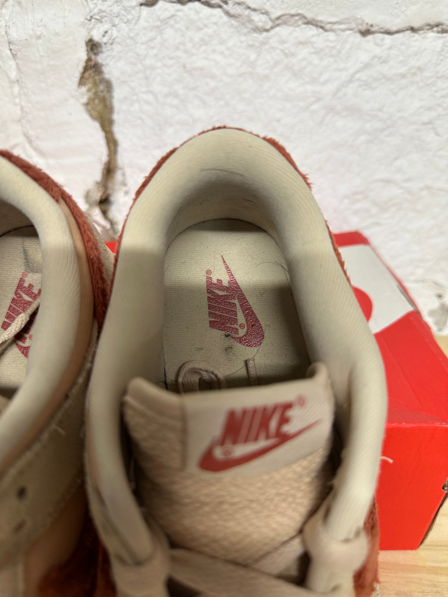 Nike Dunk Low Terry Swoosh Sz 9.5 (11W)