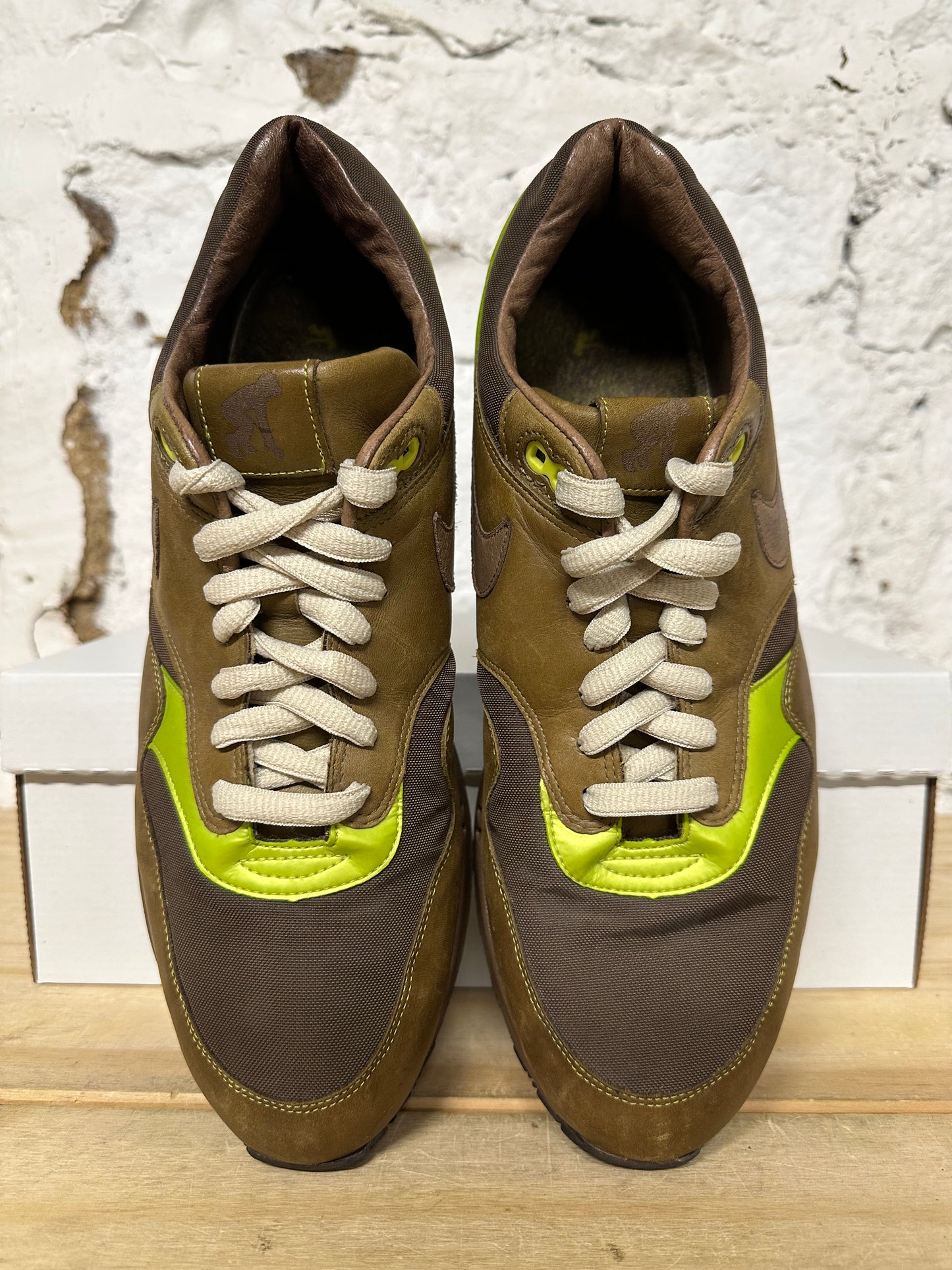 Nike Air Max 1 Evolution Brown Green Sz 12