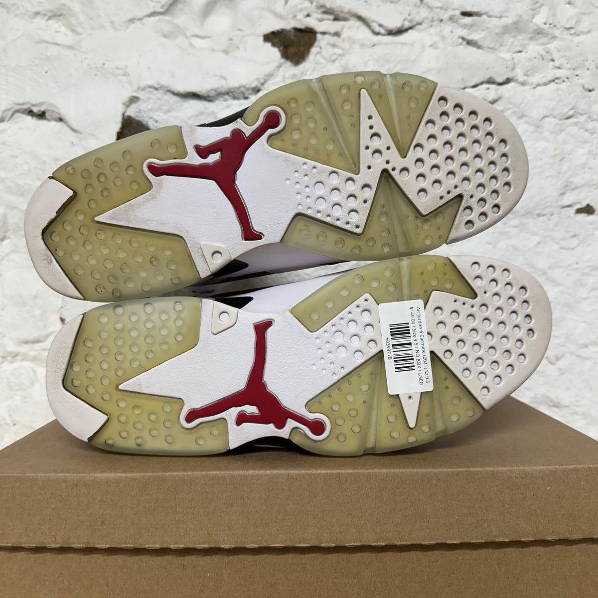 Air Jordan 6 Carmine (2021) Sz 9.5