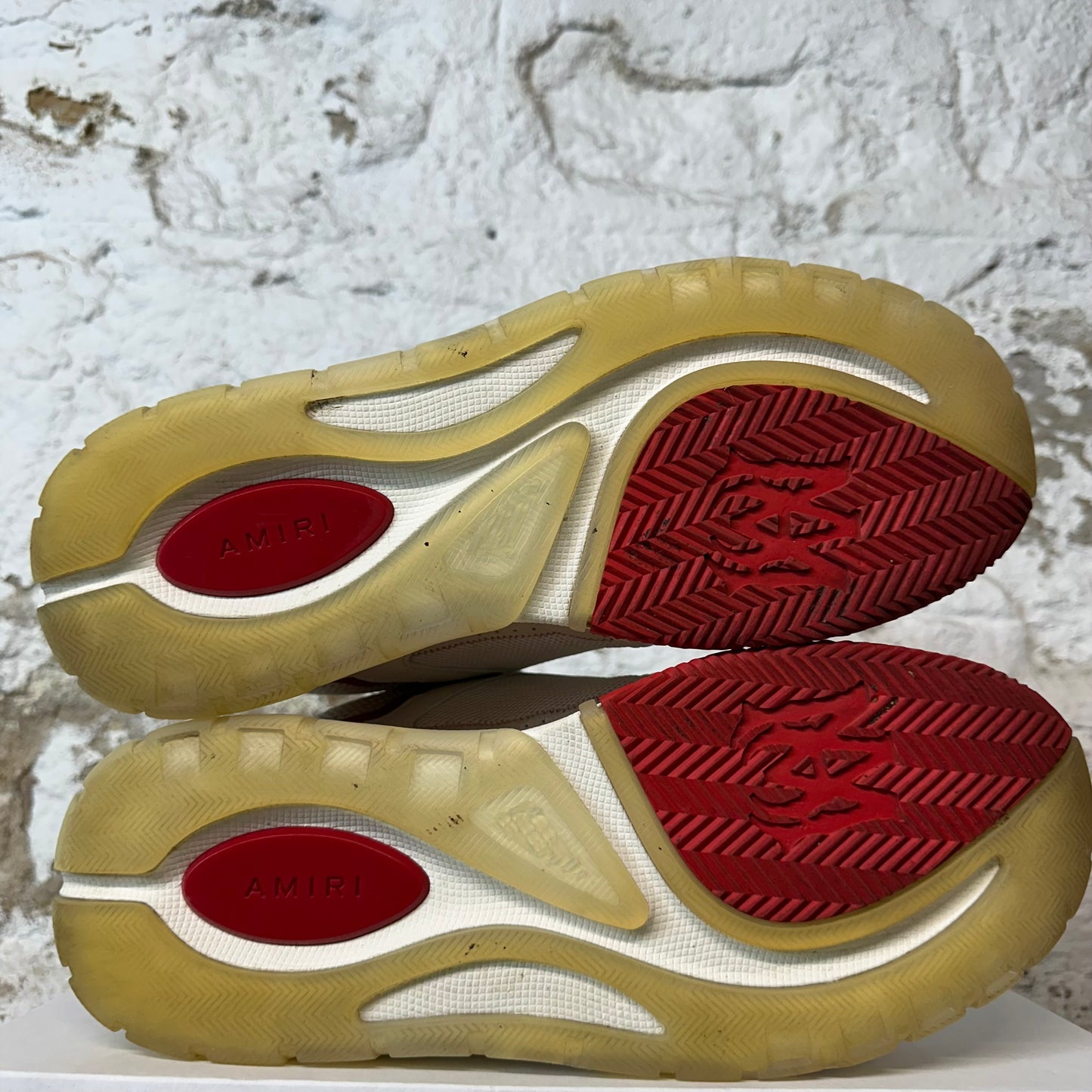 Amiri MA-1 White Red Cream Sneaker Sz 12 (45)