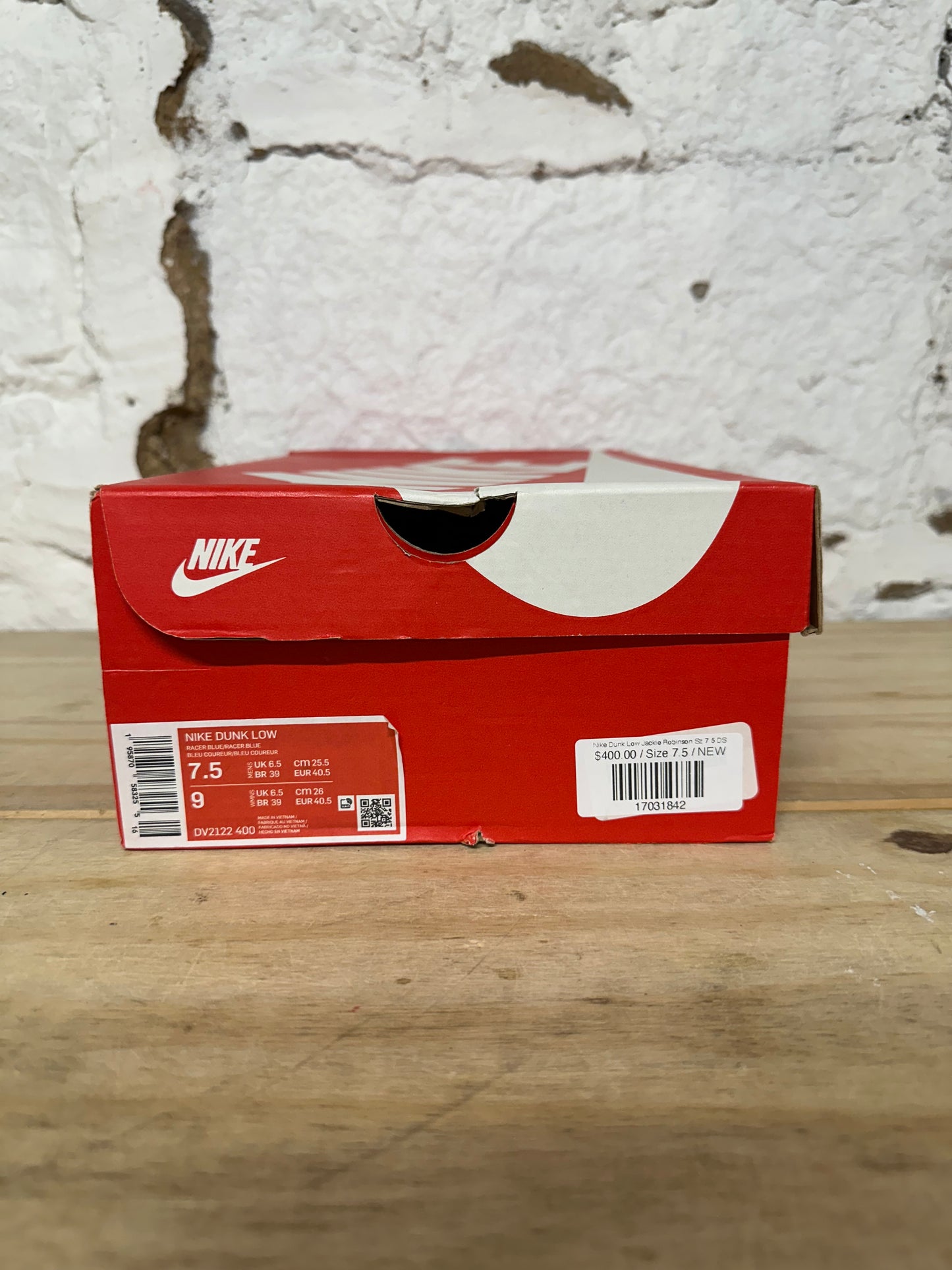 Nike Dunk Low Jackie Robinson Sz 7.5 DS