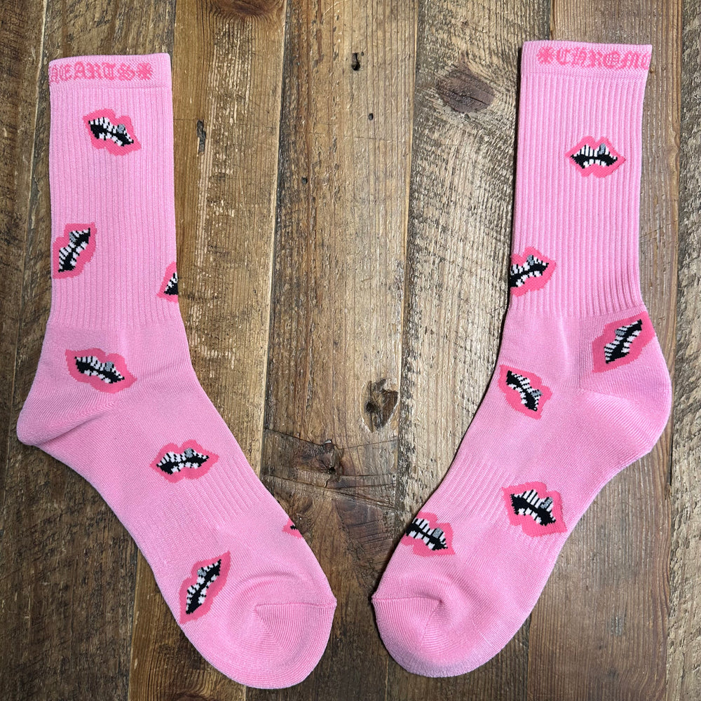 Chrome Hearts Matty Boy Pink Socks DS