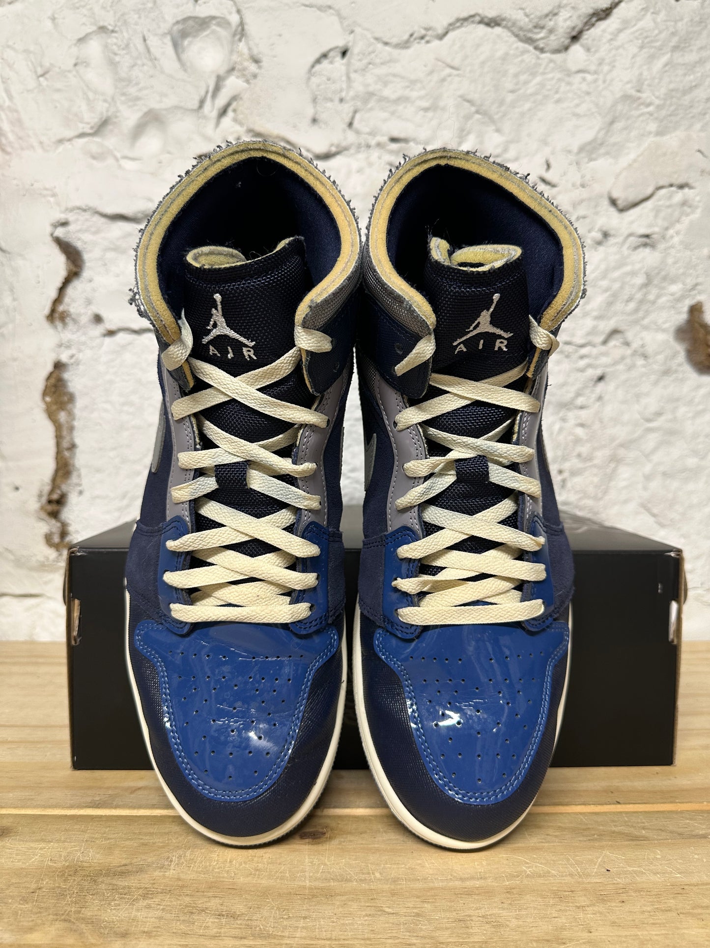 Air Jordan 1 Mid Craft Obsidian Sz 13