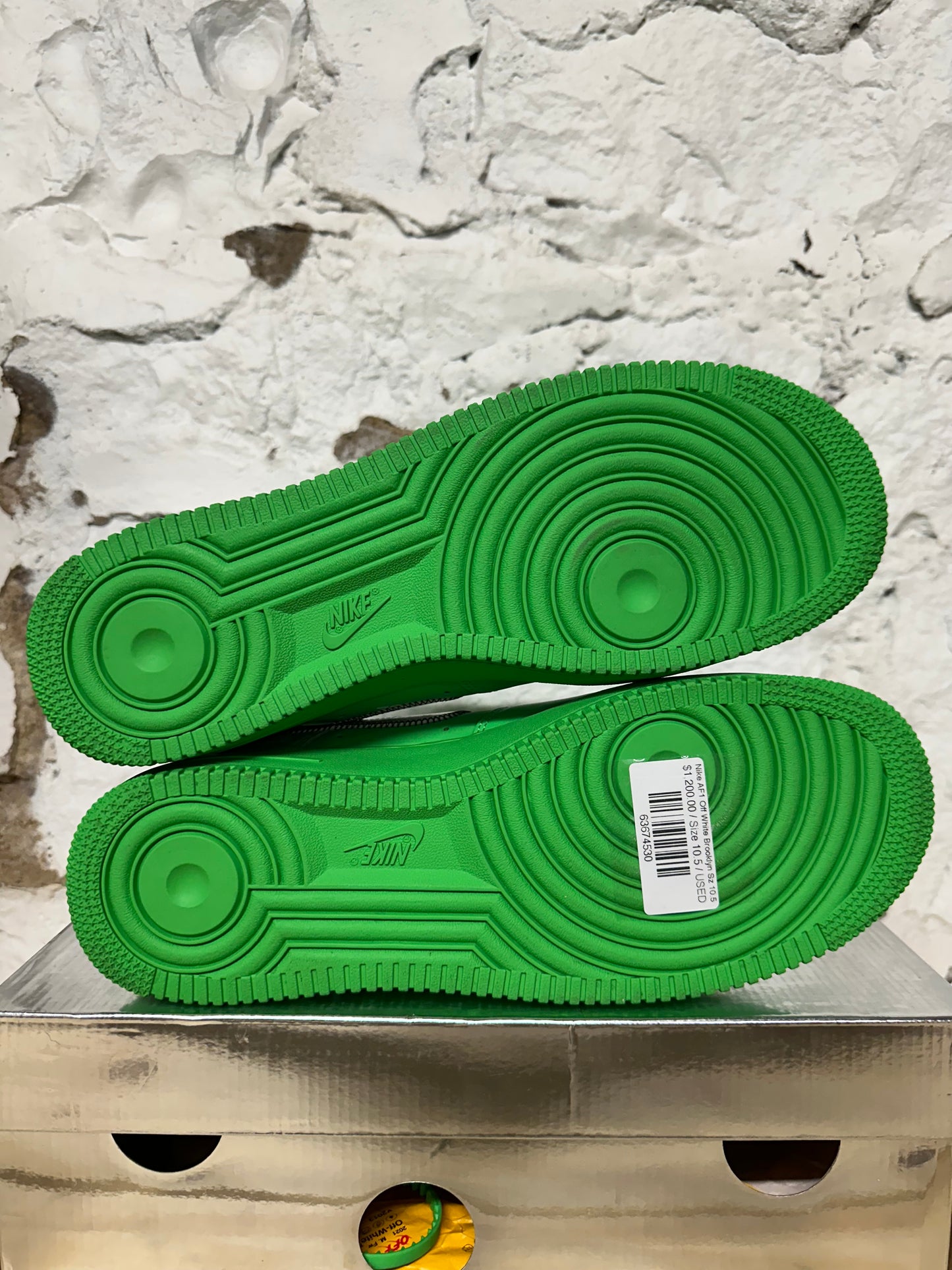 Nike Air Force 1 Low Off-White Brooklyn Sz 10.5