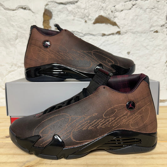 Air Jordan 14 Mowalola Burnt Red Sz 11 DS