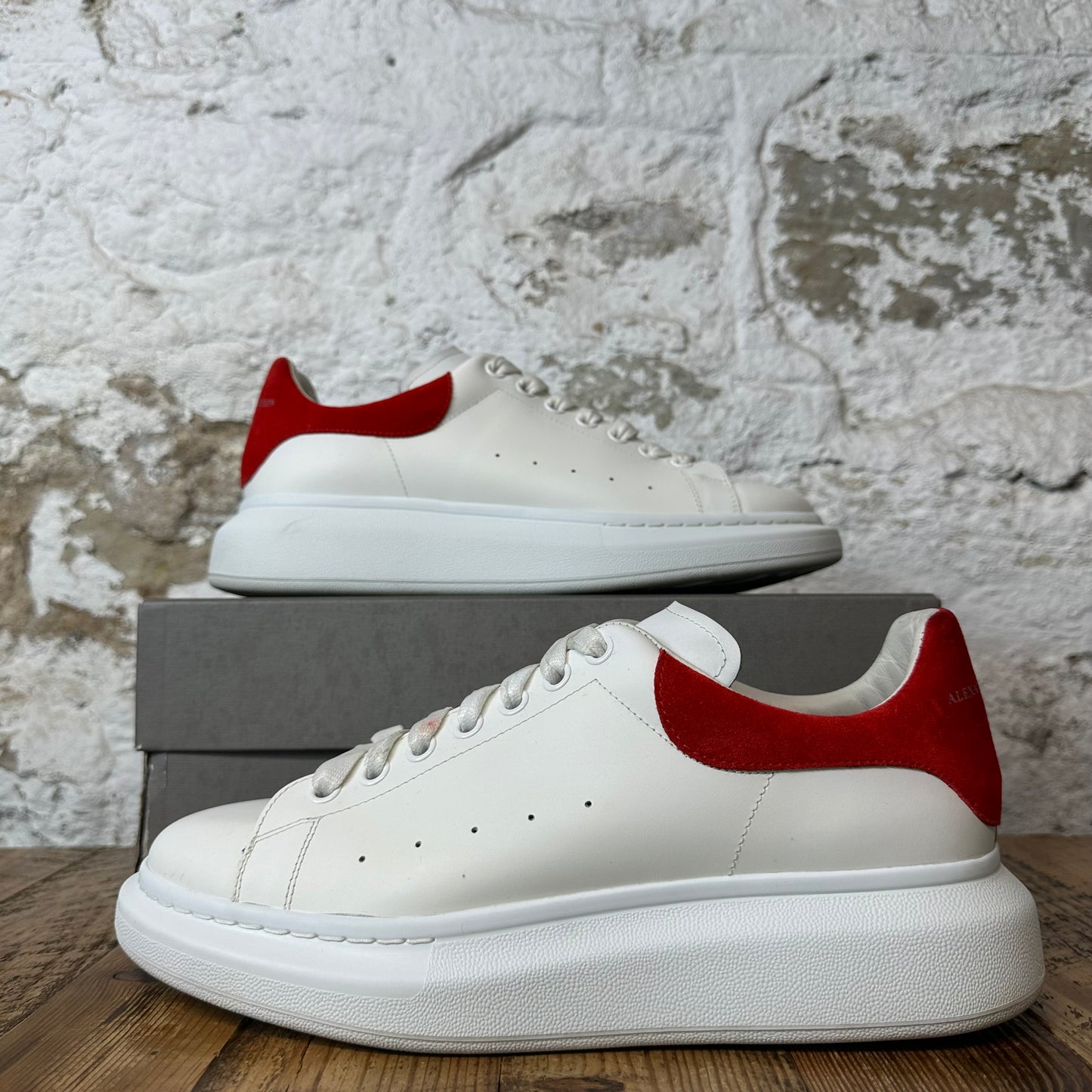 Alexander Mcqueen Red Tab White Sneaker Sz 11 (44)