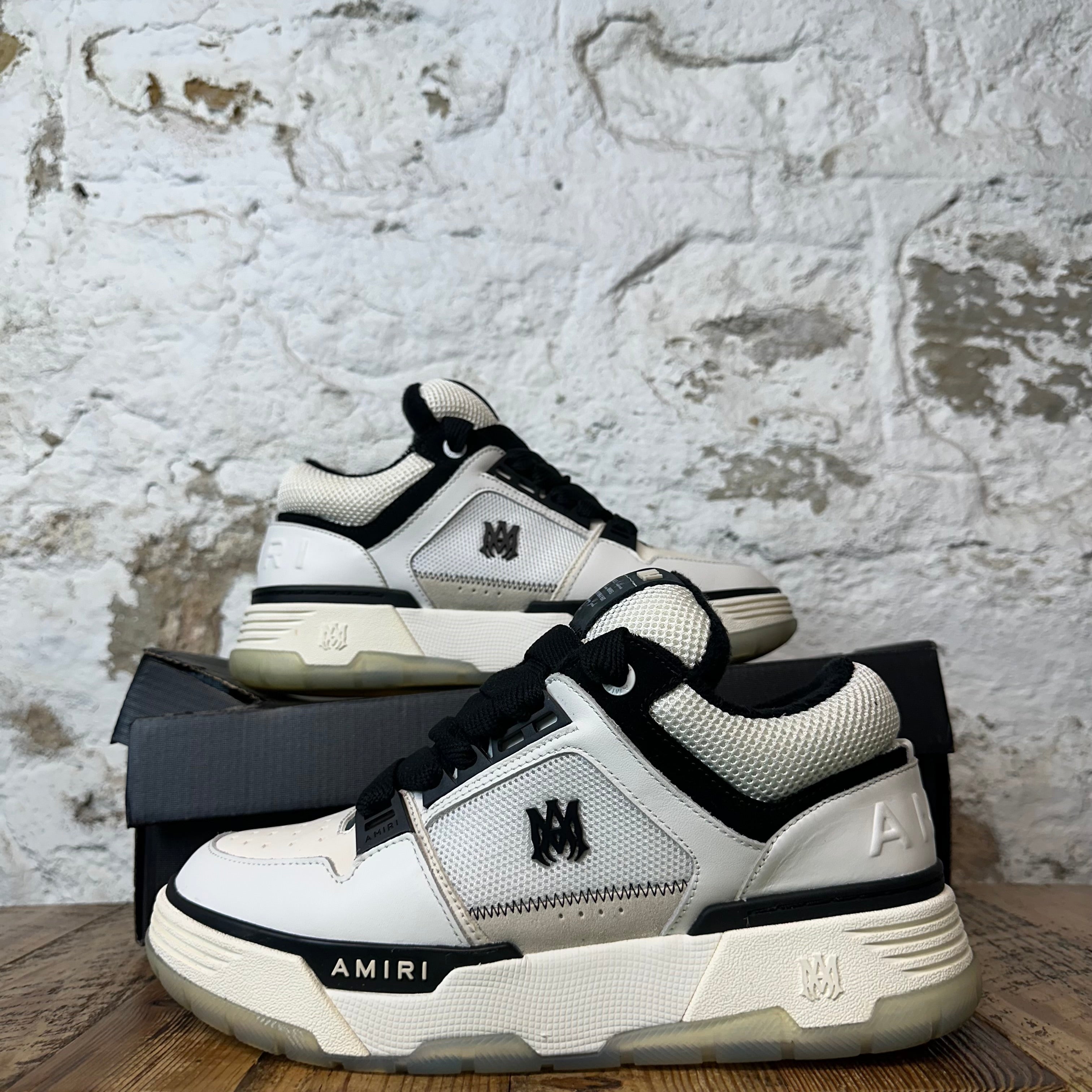 Amiri MA-1 Black White Cream Sneaker Sz 10 (43)