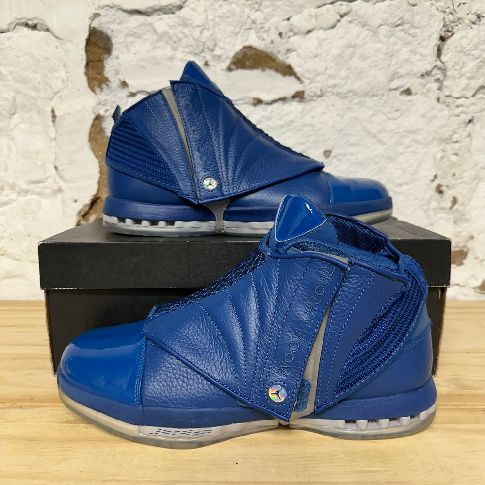 Air Jordan 16 Trophy Room French Blue Sz 9.5