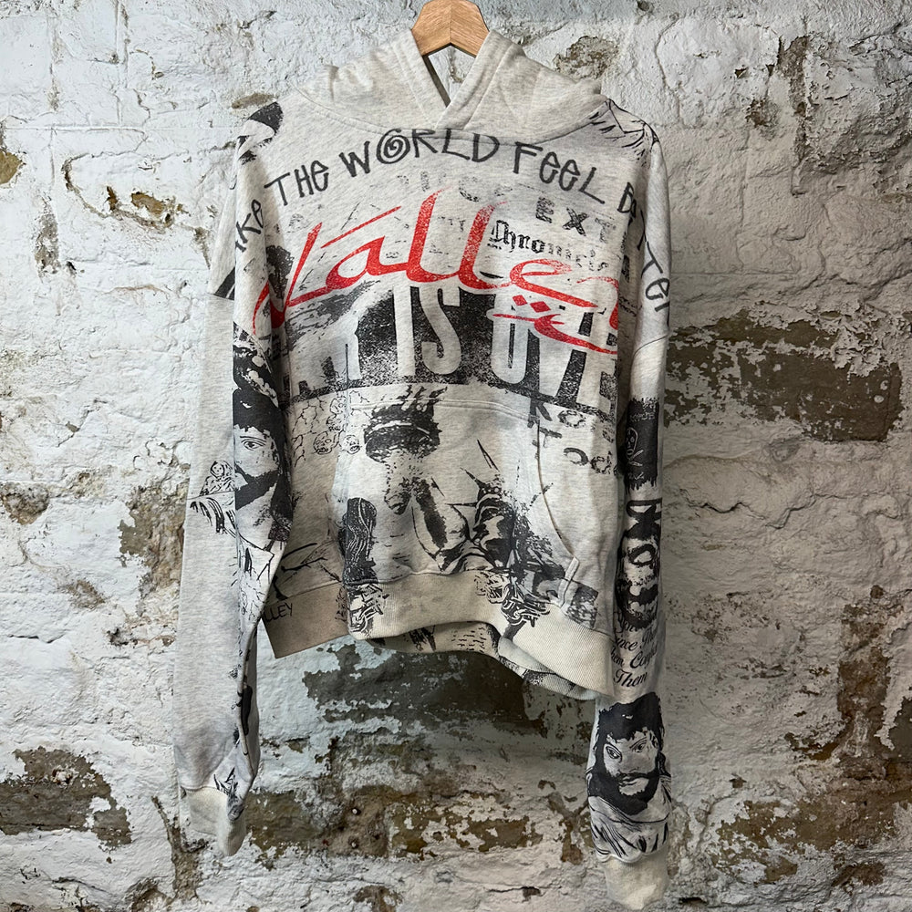 Vale Mural Pullover Gray Hoodie