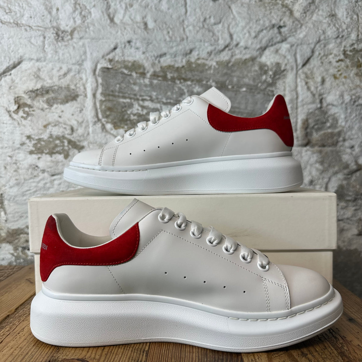 Alexander McQueen Red Tab White Sneaker Sz 10.5 (43.5)