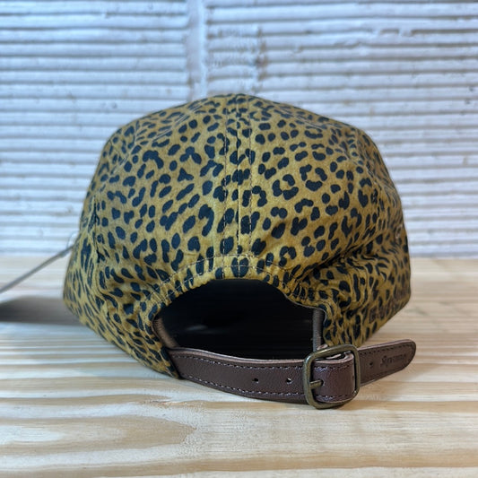 Supreme Washed Chino Twill Camp Cap (FW23) Leopard Hat