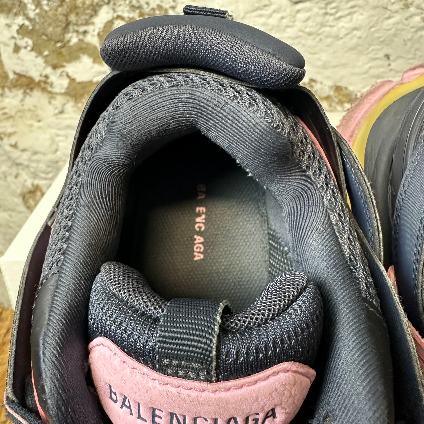 Balenciaga Track Runner Pink Navy Gray Sz 8 (41) No Box