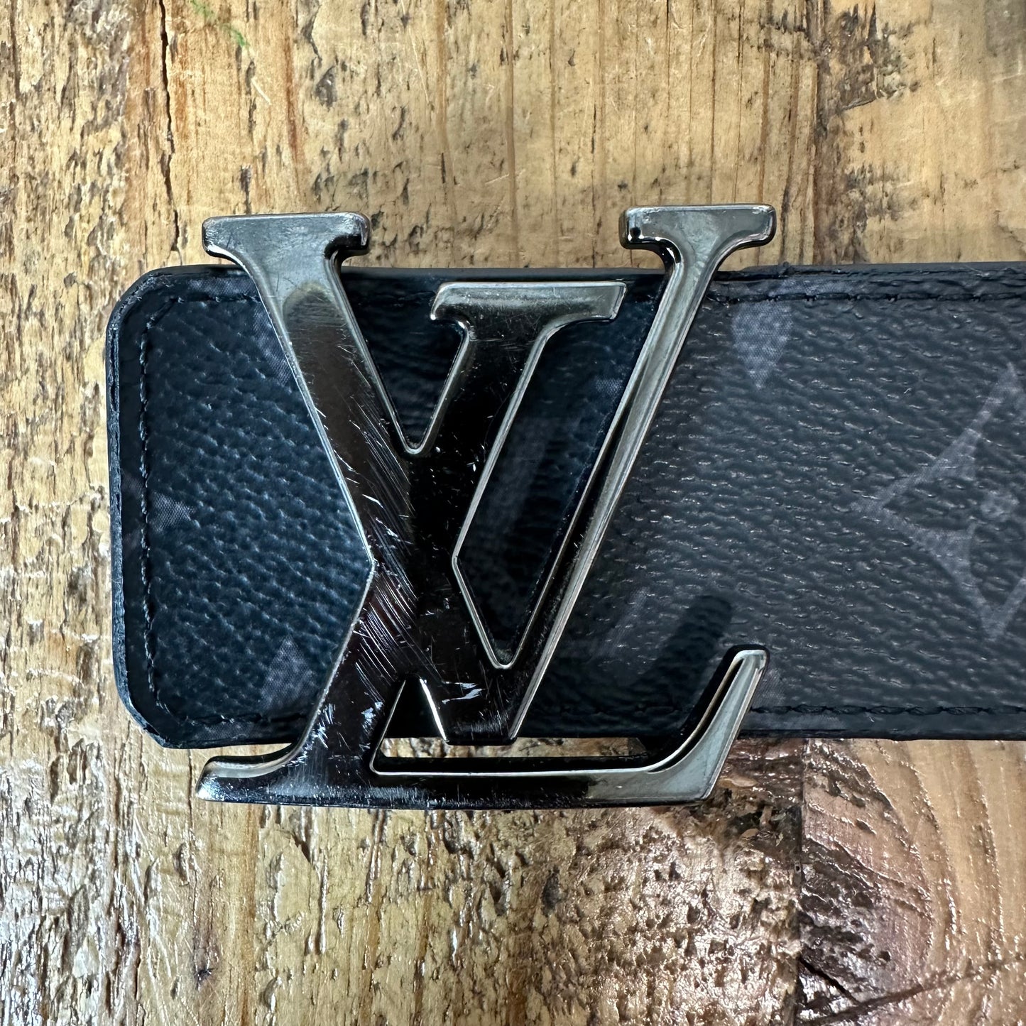 Louis Vuitton Graphite Monogram Belt Sz (90/36)