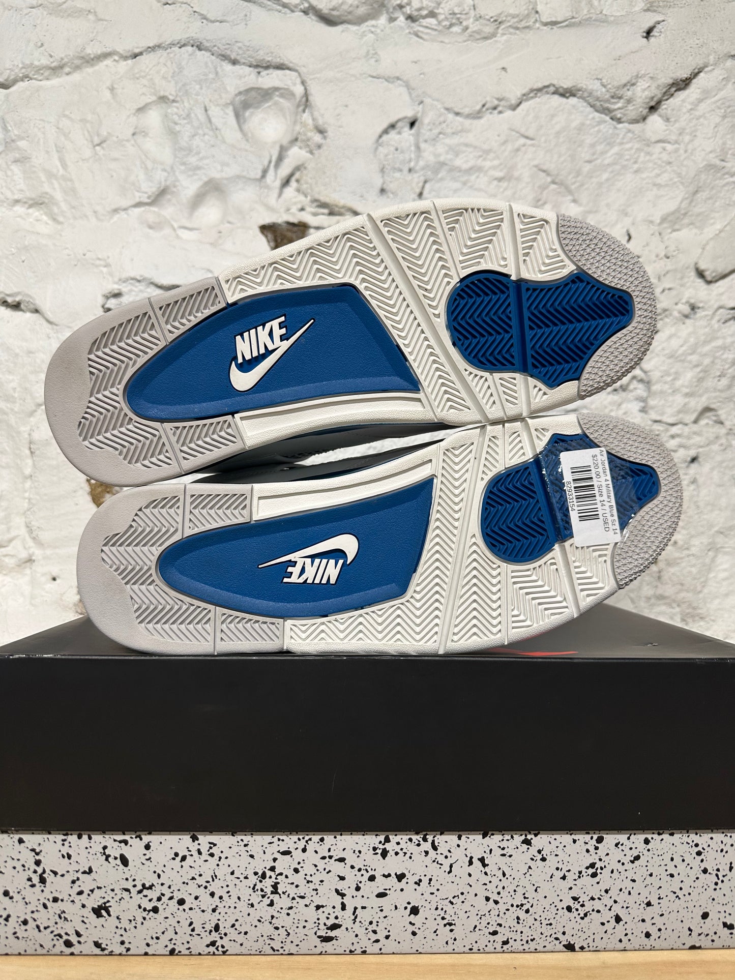 Air Jordan 4 Military Blue Sz 14