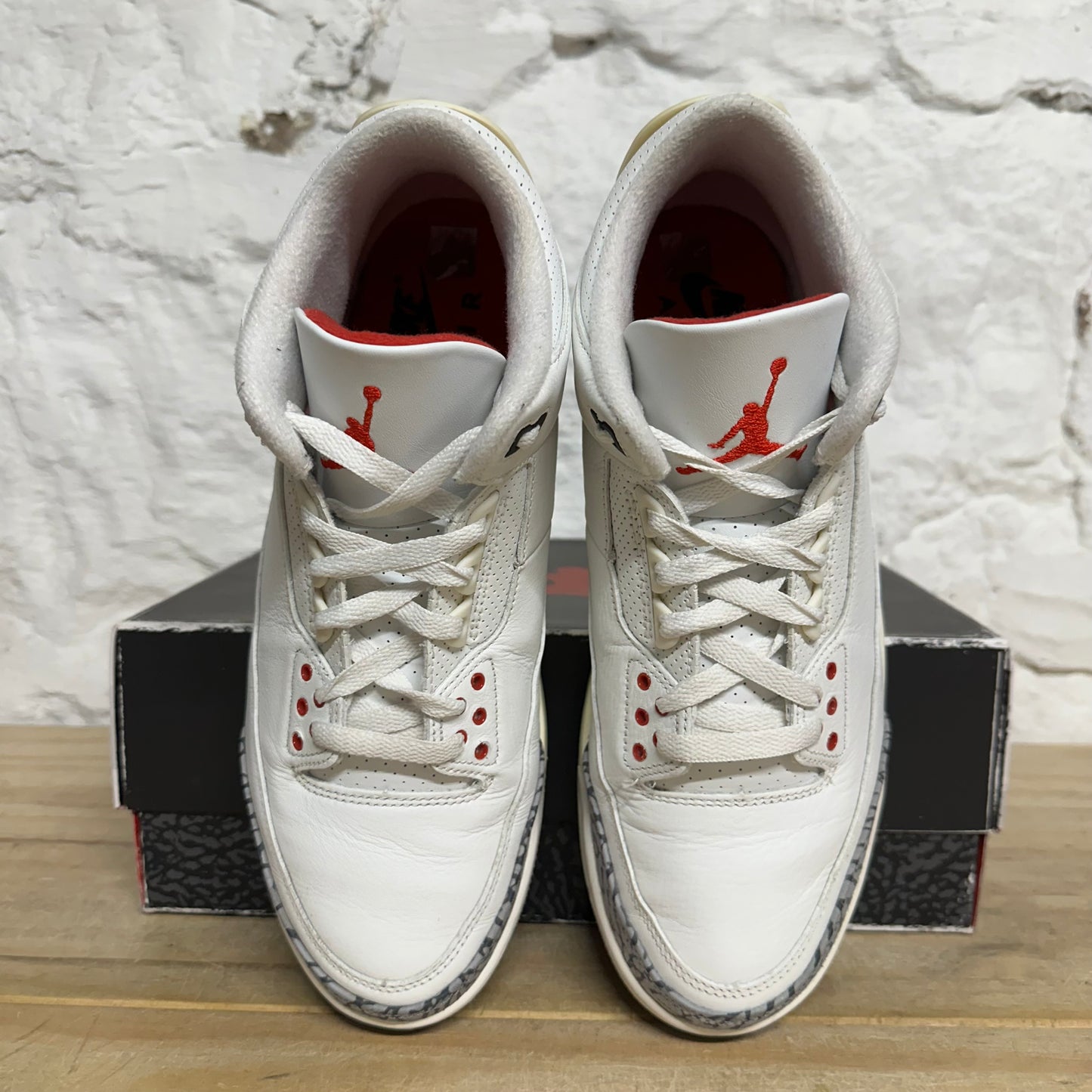 Air Jordan 3 White Cement Reimagined Sz 10