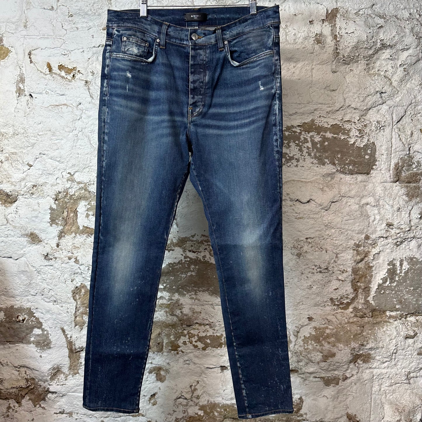 Amiri Plain Dark Blue Denim Jeans Sz 36