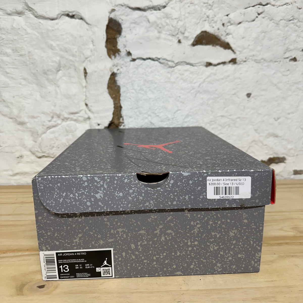 Air Jordan 4 Infrared Sz 13