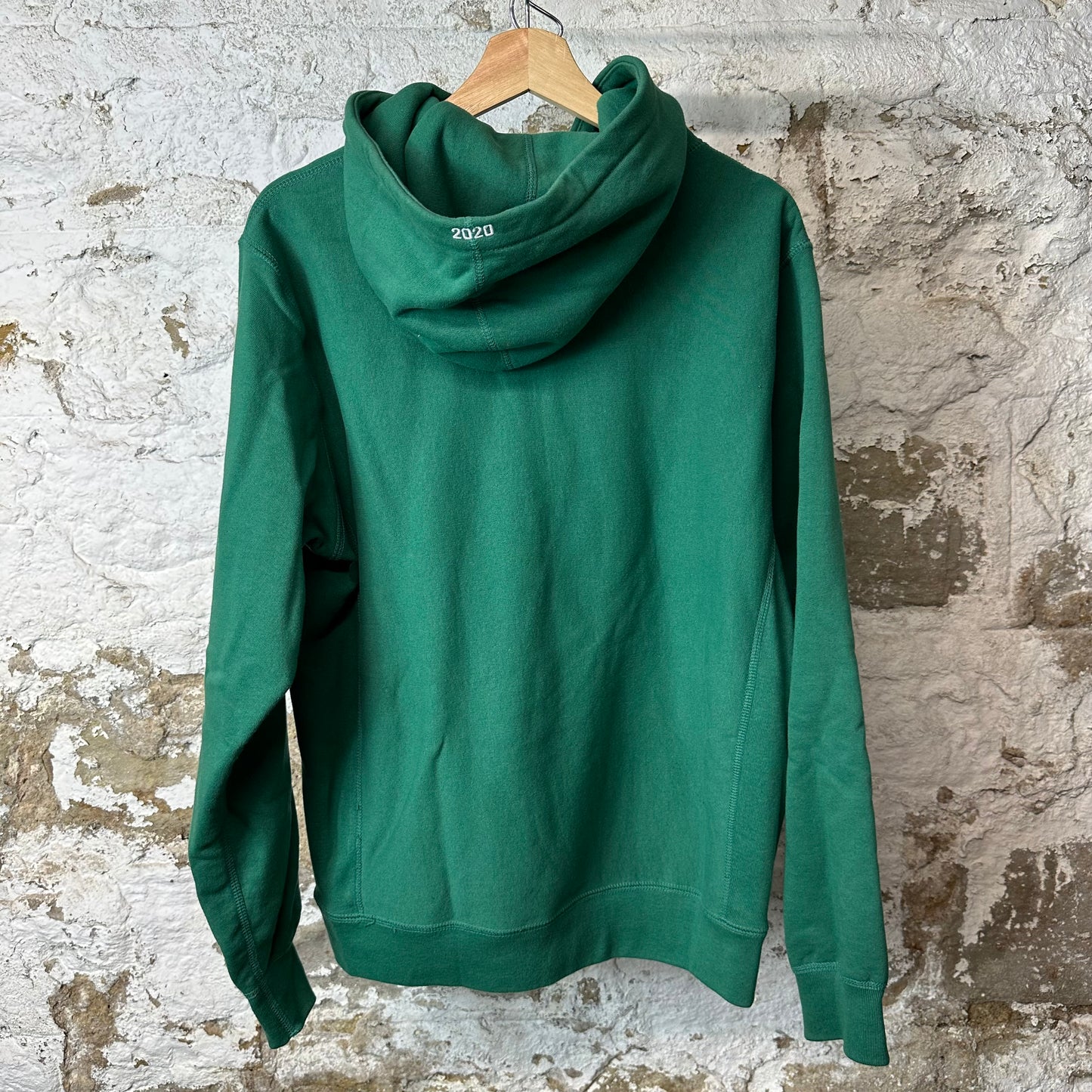 Supreme White Motion Logo Green Hoodie Sz M