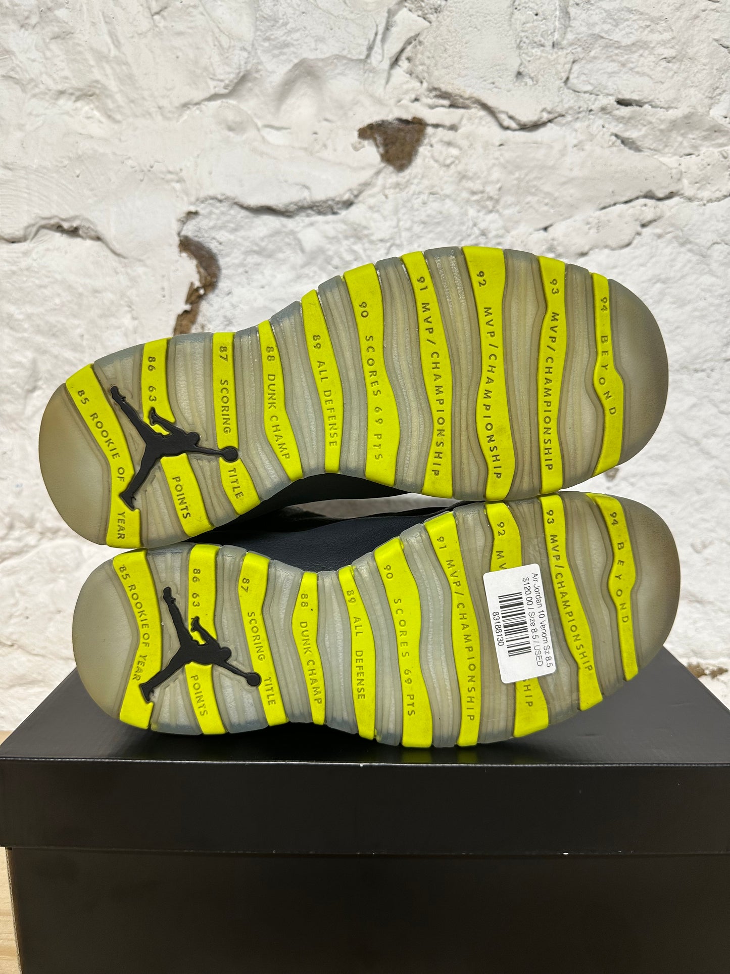 Air Jordan 10 Venom Sz 8.5