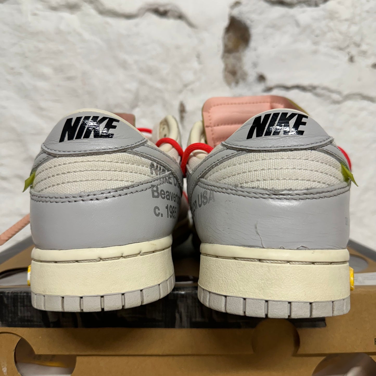 Nike Dunk Low Off-White Lot 06 Sz 9.5