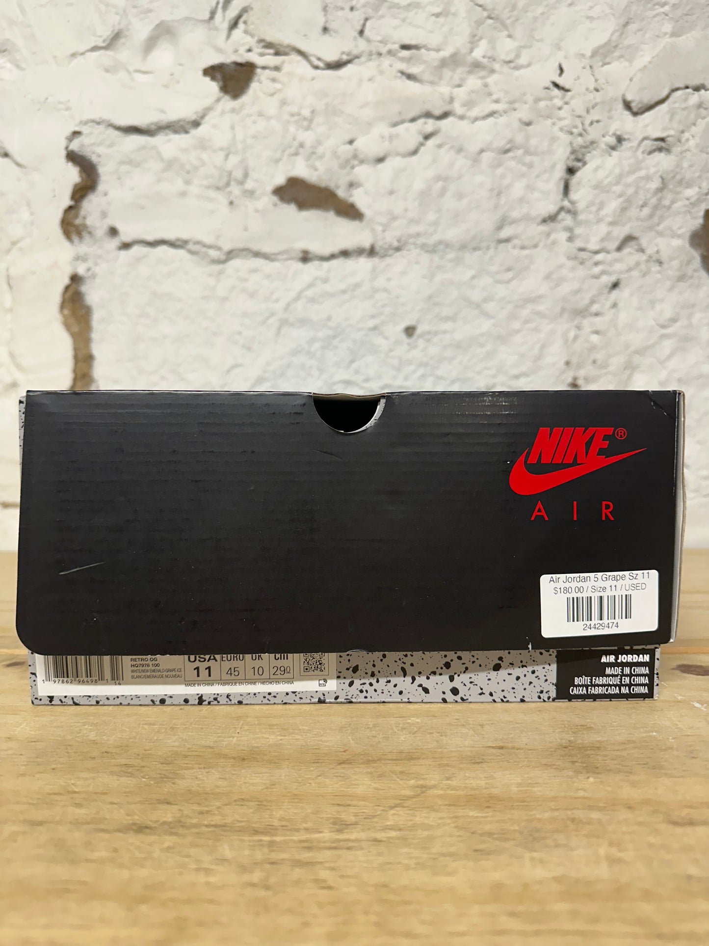 Air Jordan 5 Grape Sz 11