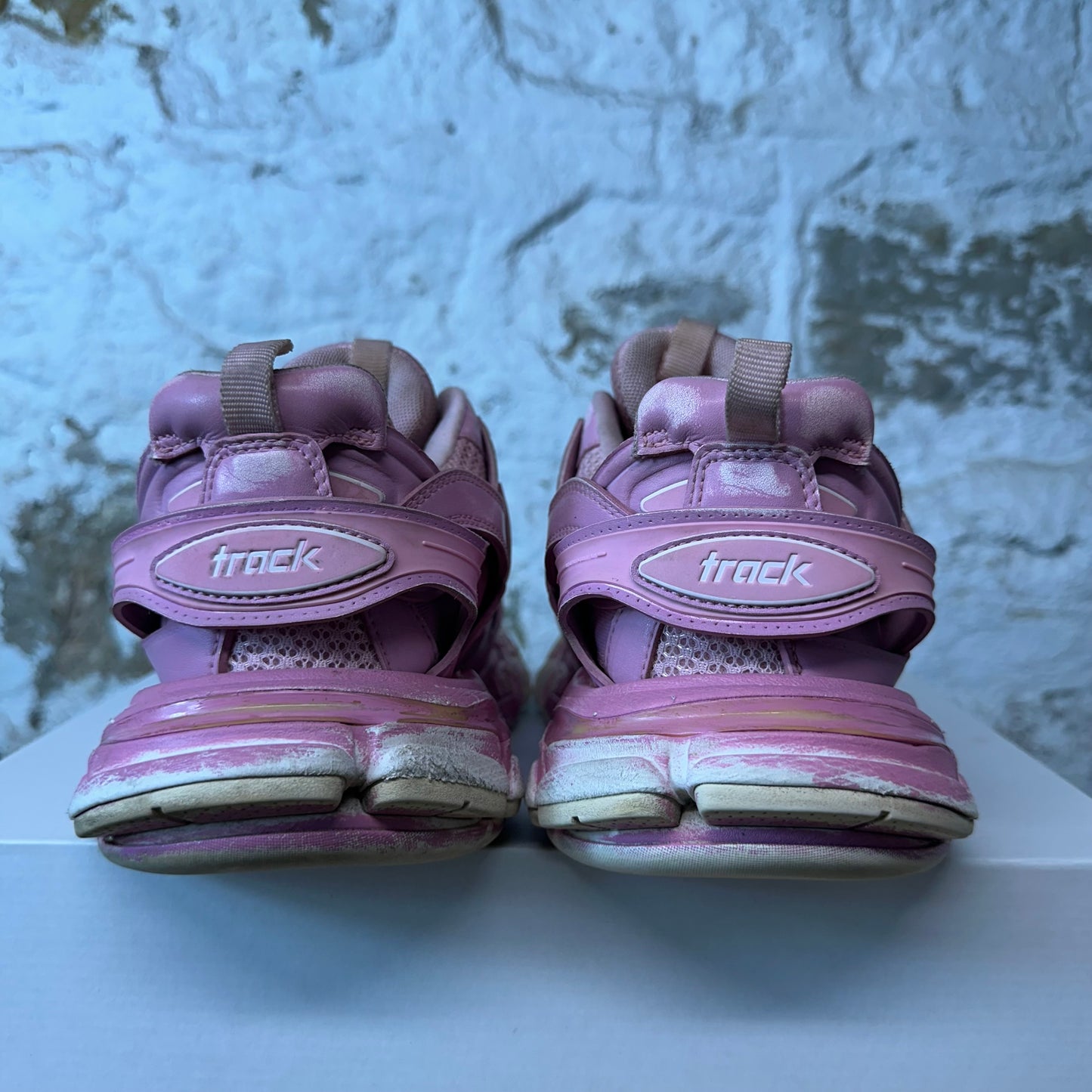 Balenciaga Track Runner Pink Dyed Sneaker Sz 8 (41)