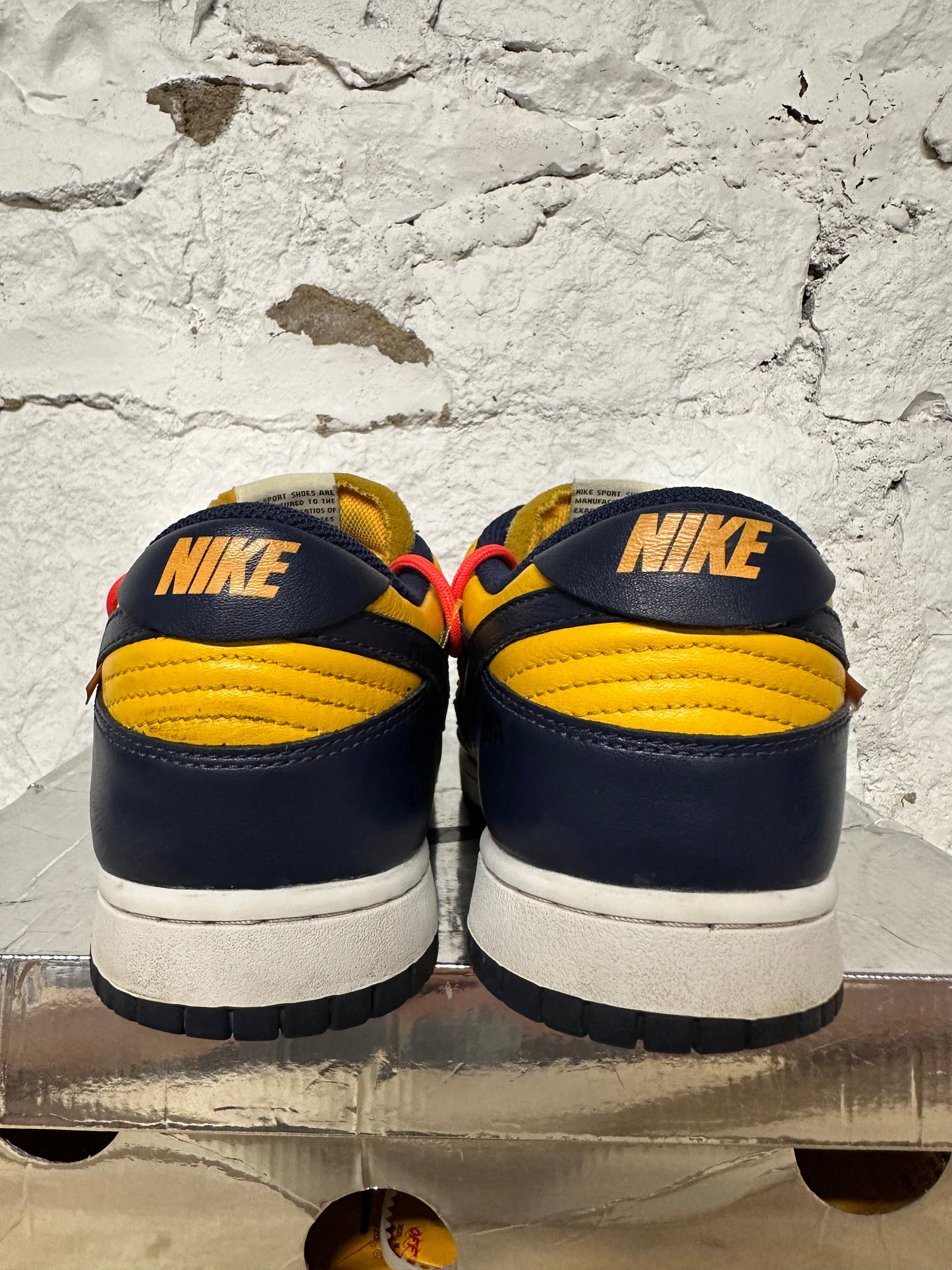 Nike Dunk Low Off-White University Gold Sz 11