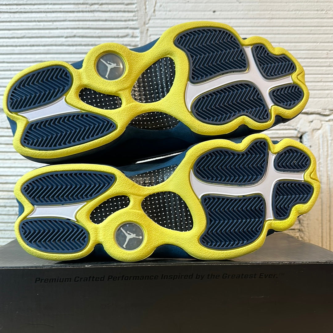 Air Jordan 13 Squadron Blue Sz 9.5 DS