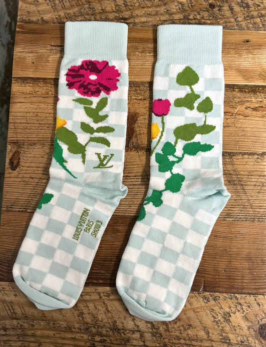 Louis Vuitton Archive Flower Socks DS