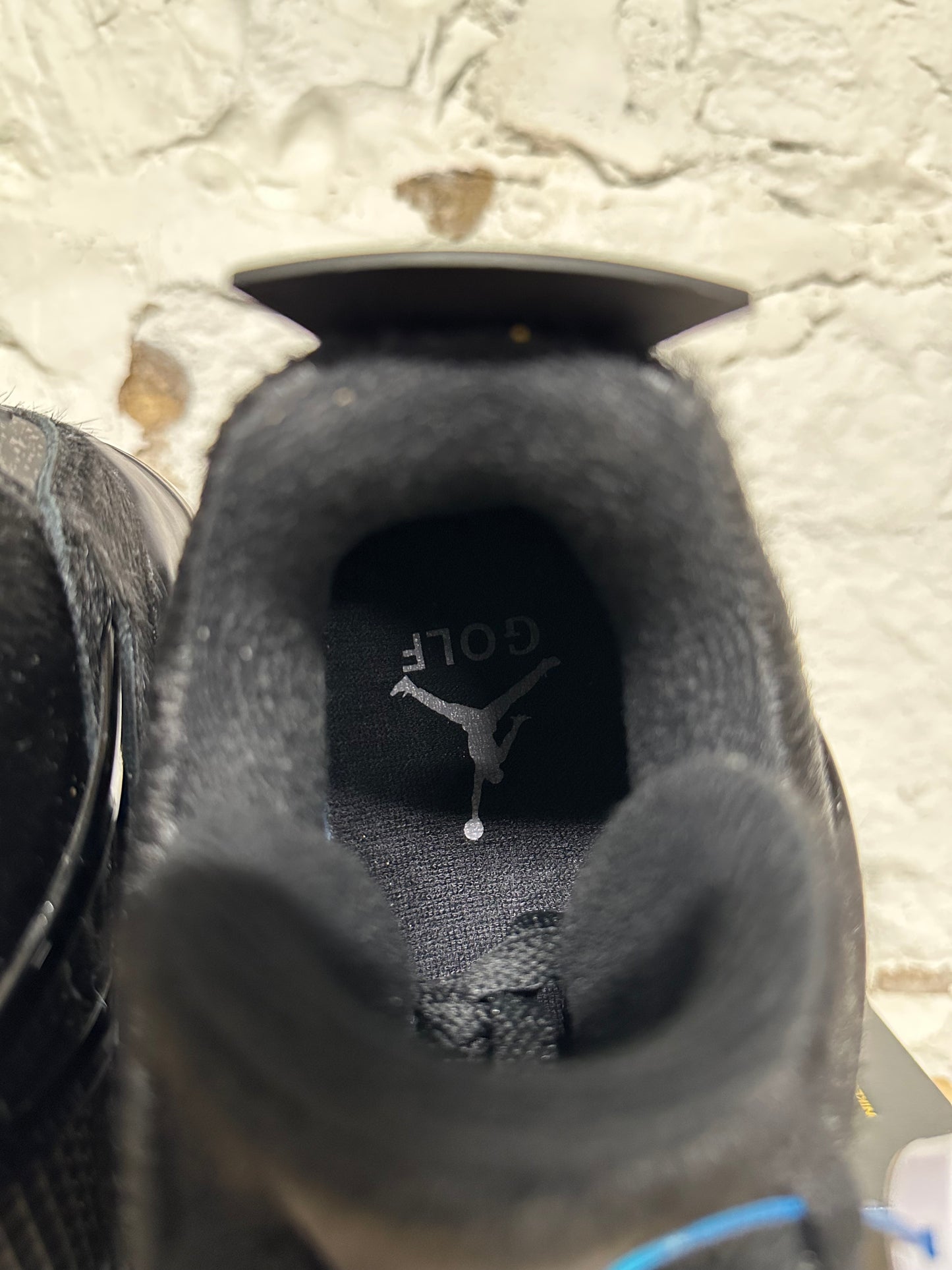 Air Jordan 4 Golf Black Cat Pony Hair Sz 12