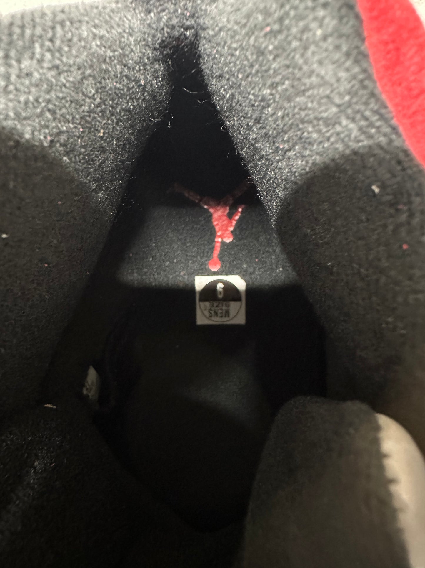 Air Jordan 5 Red Suede Sz 9