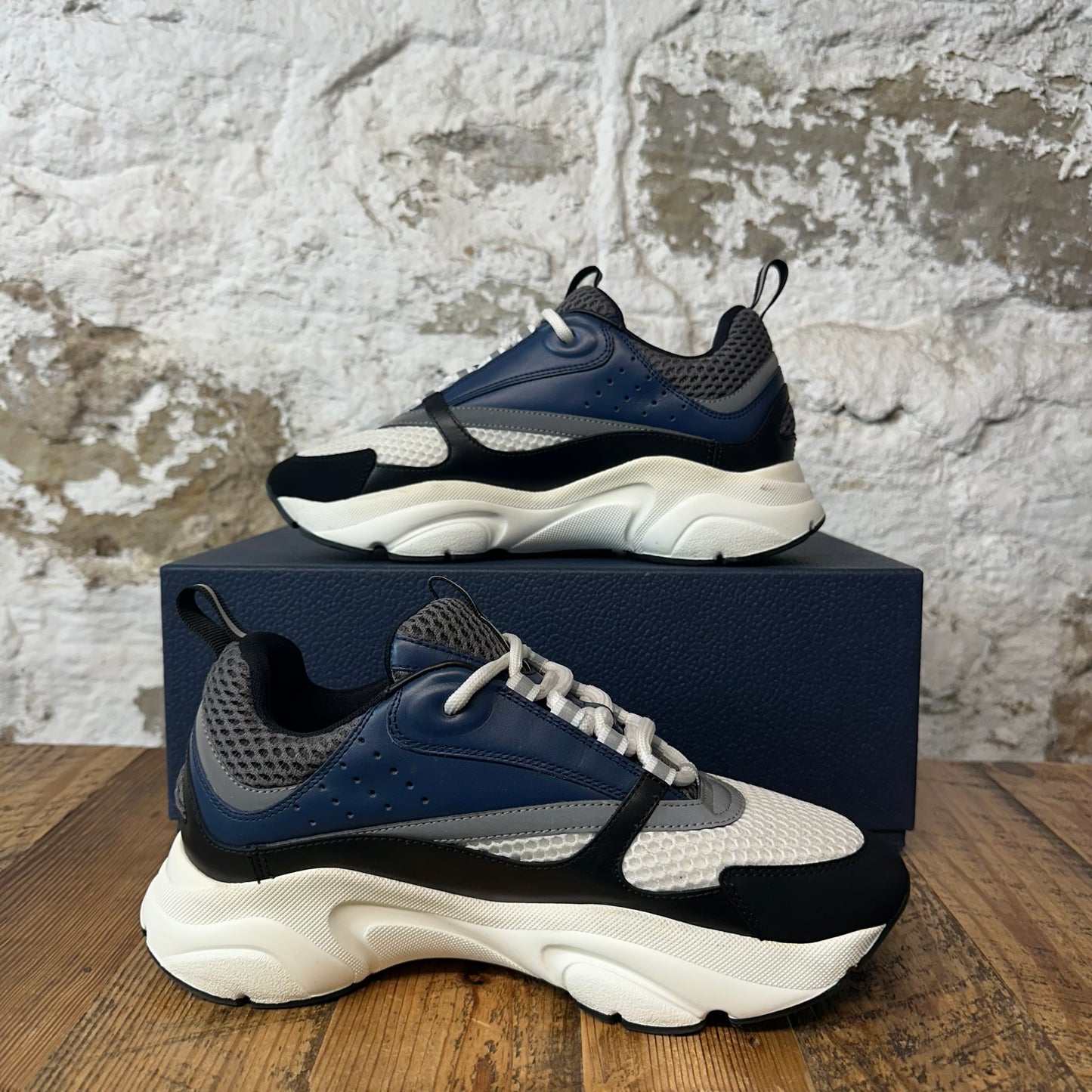 Dior B22 Blue White Black Sneaker Sz 6.5 (39)