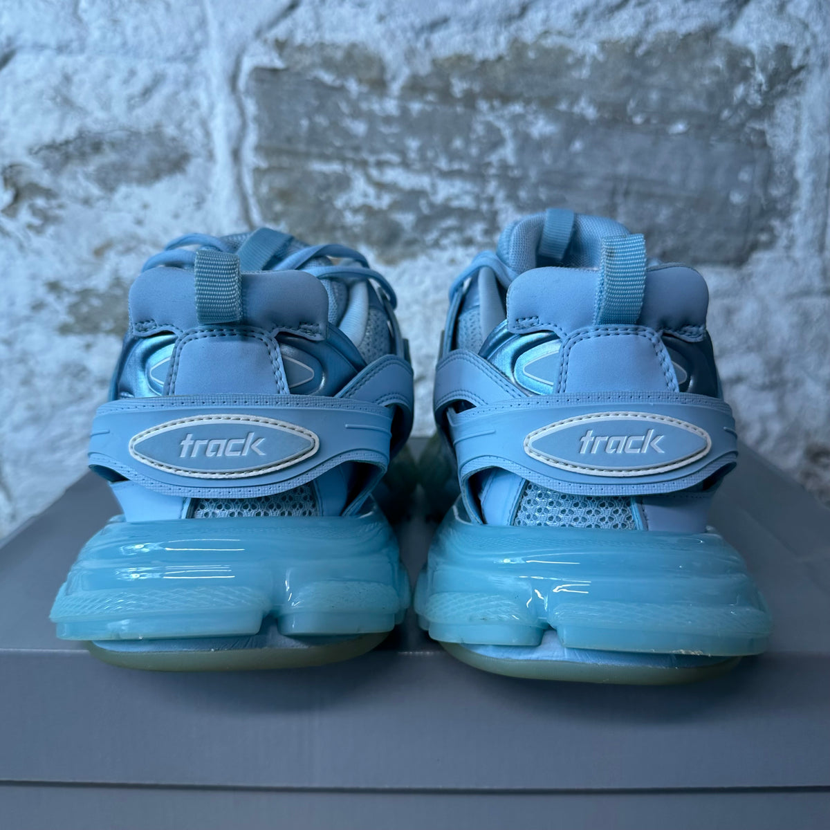 Balenciaga Track Runner Light Blue Sneaker Sz 11 (44)