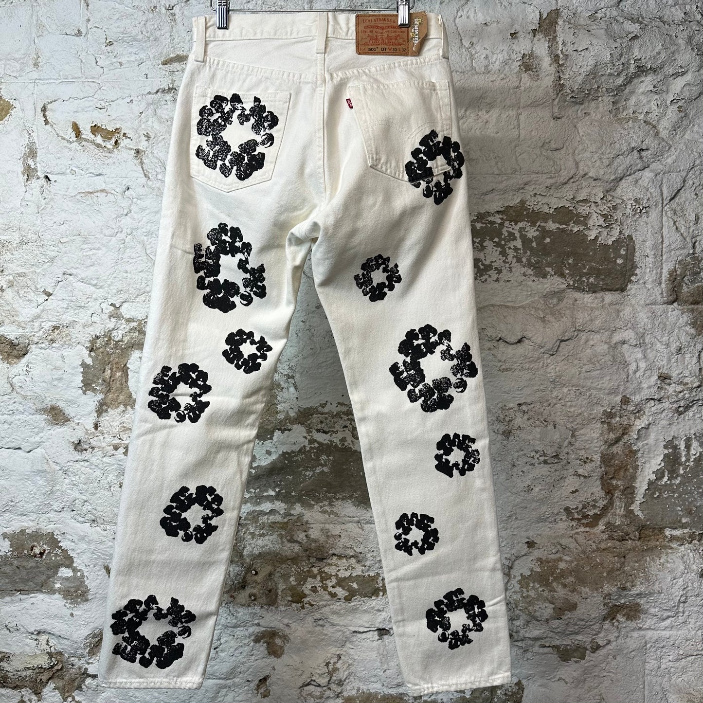 Denim Tears Black CW White Denim Jeans Sz 30