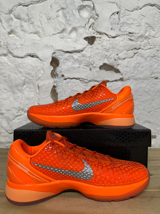 Nike Kobe 6 Protro Total Orange Sz 10 DS