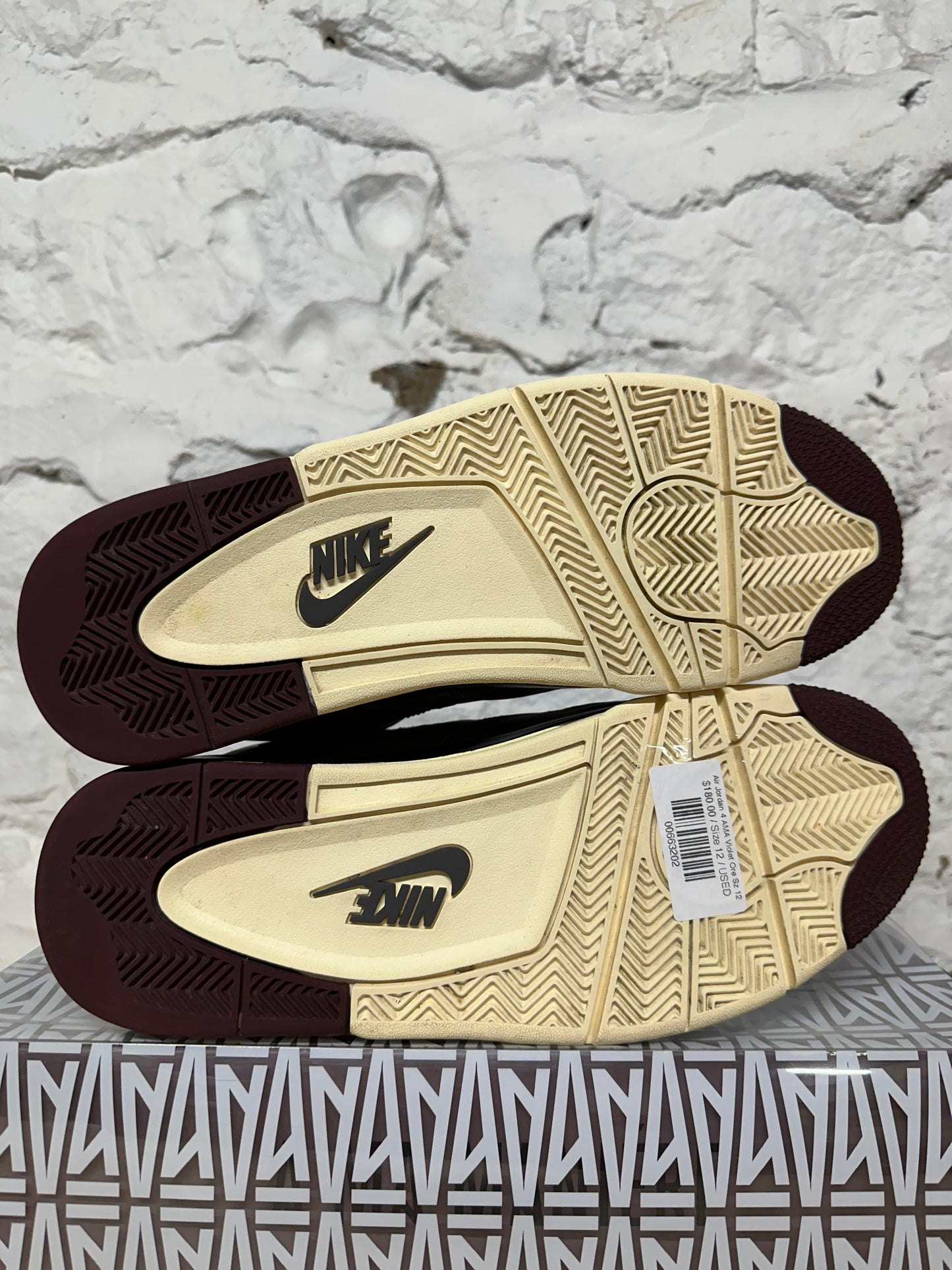 Air Jordan 4 A Ma Maniere Violet Ore Sz 12