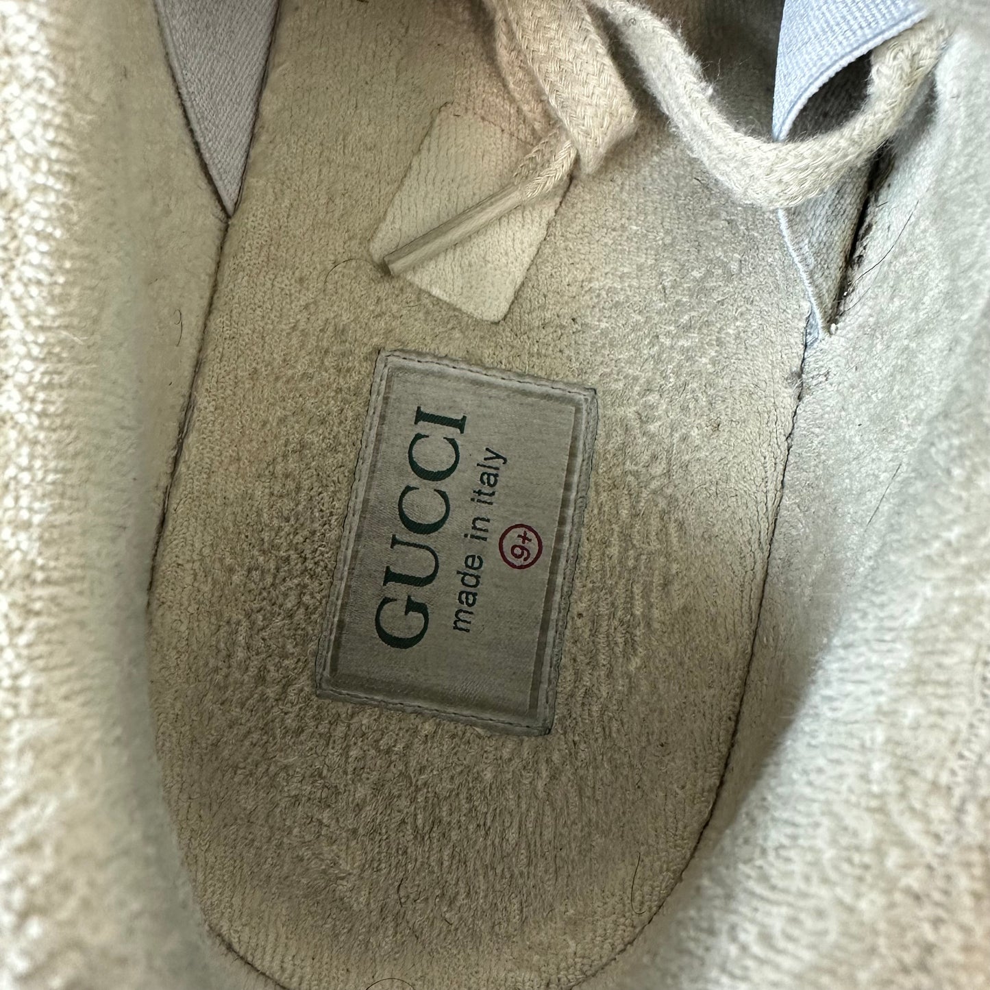 Gucci Ultrapace Green Gray Sneaker Sz 9.5 No Box