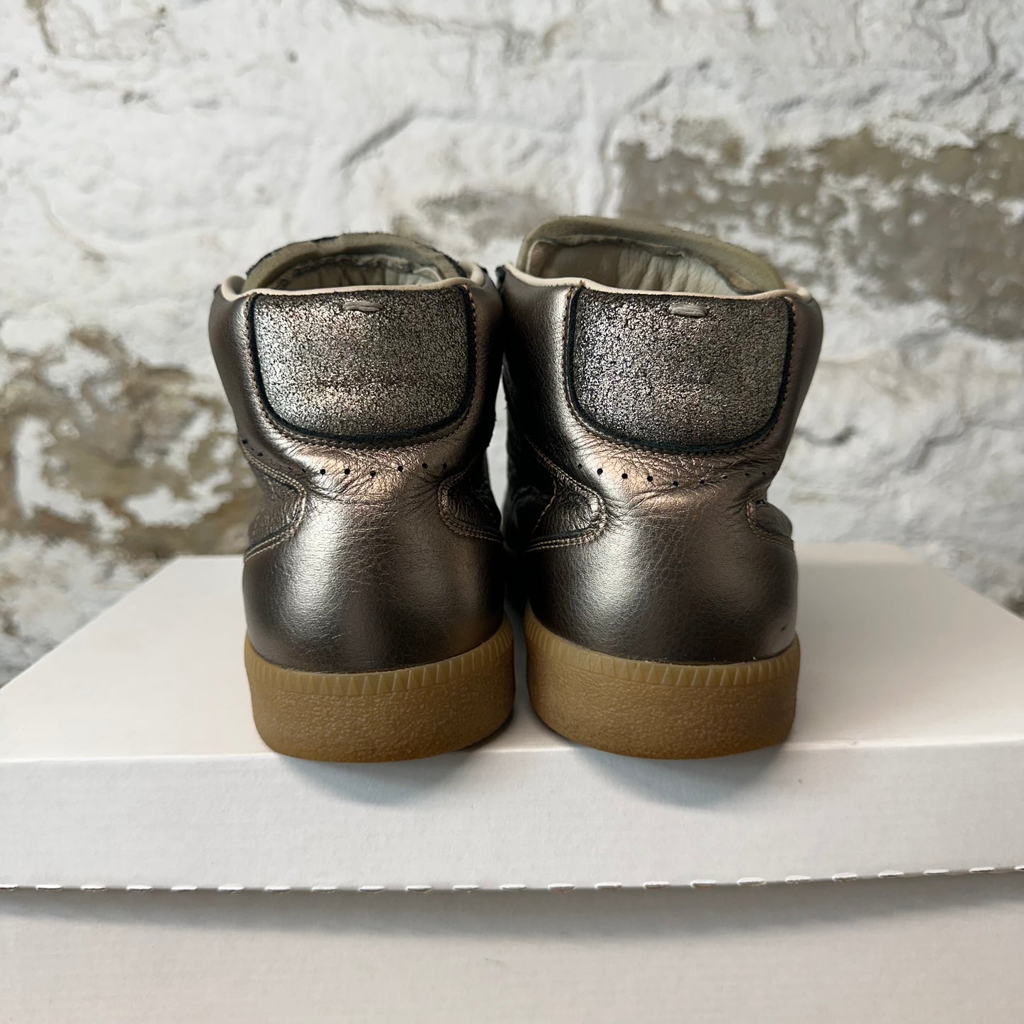 Maison Margiela High Bronze Sneaker Sz 8 (41)