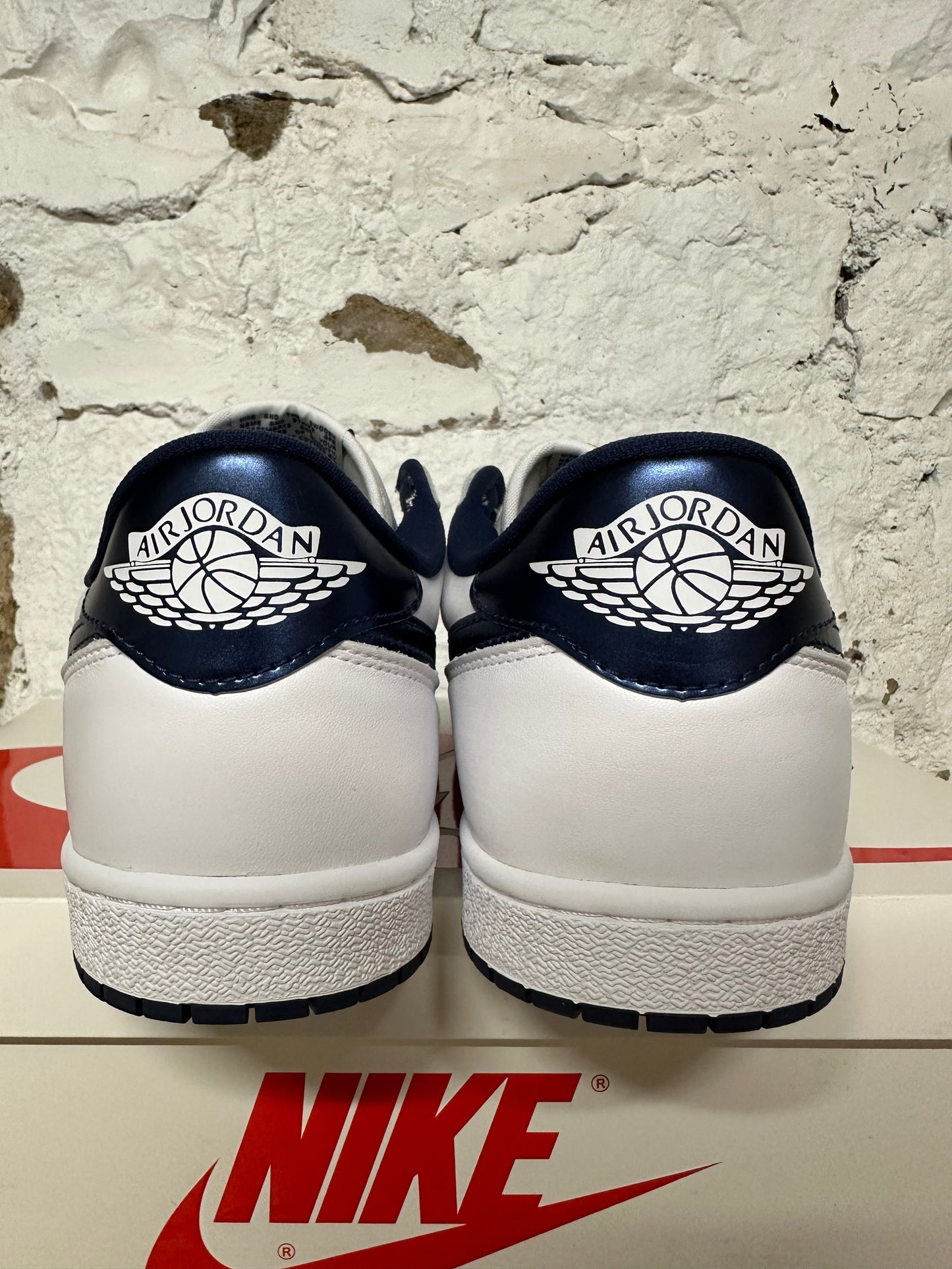 Air Jordan 1 Low Metallic Blue Sz 14 DS