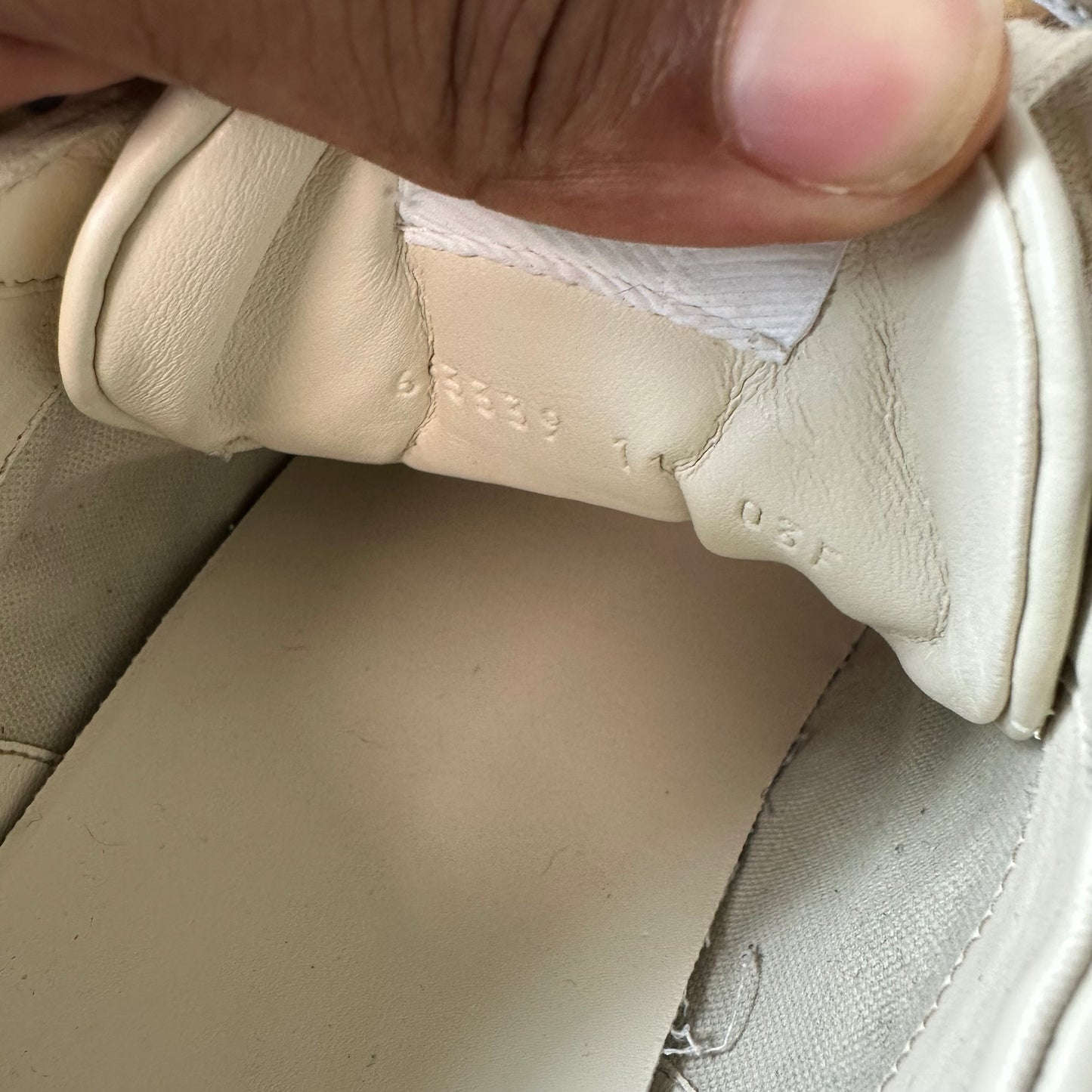 Gucci Rhtyon Eschatology Cream Sneaker Sz 11
