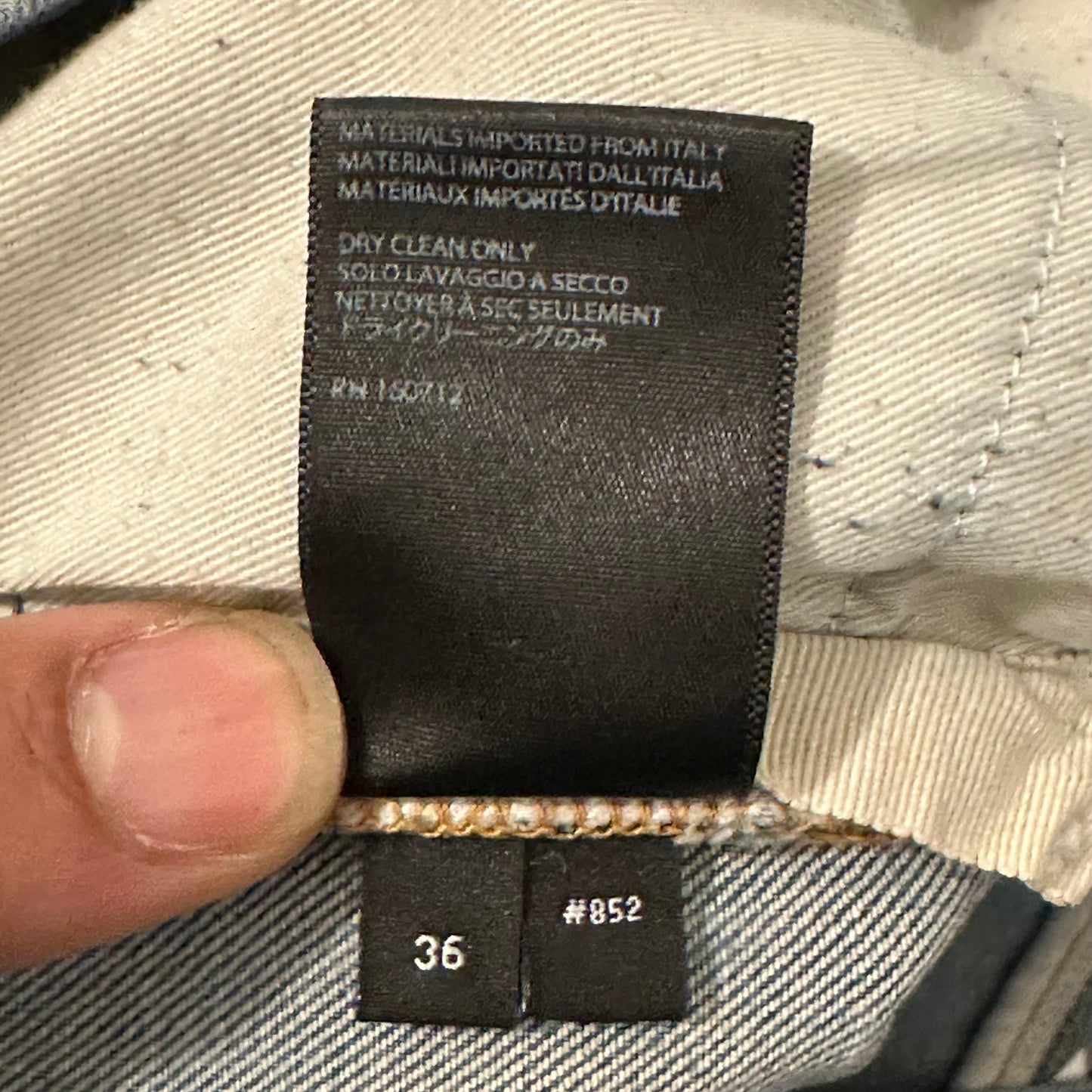 Amiri MX1 Cracked Pink Blue Denim Jeans Sz 36