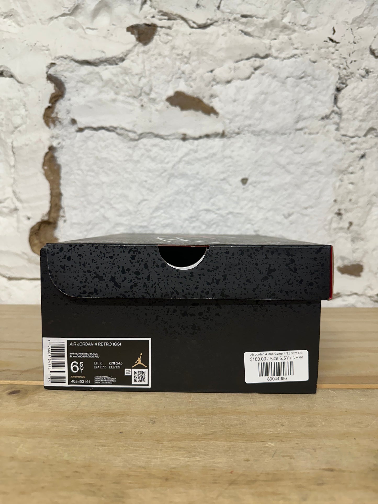 Air Jordan 4 Red Cement Sz 6.5Y DS