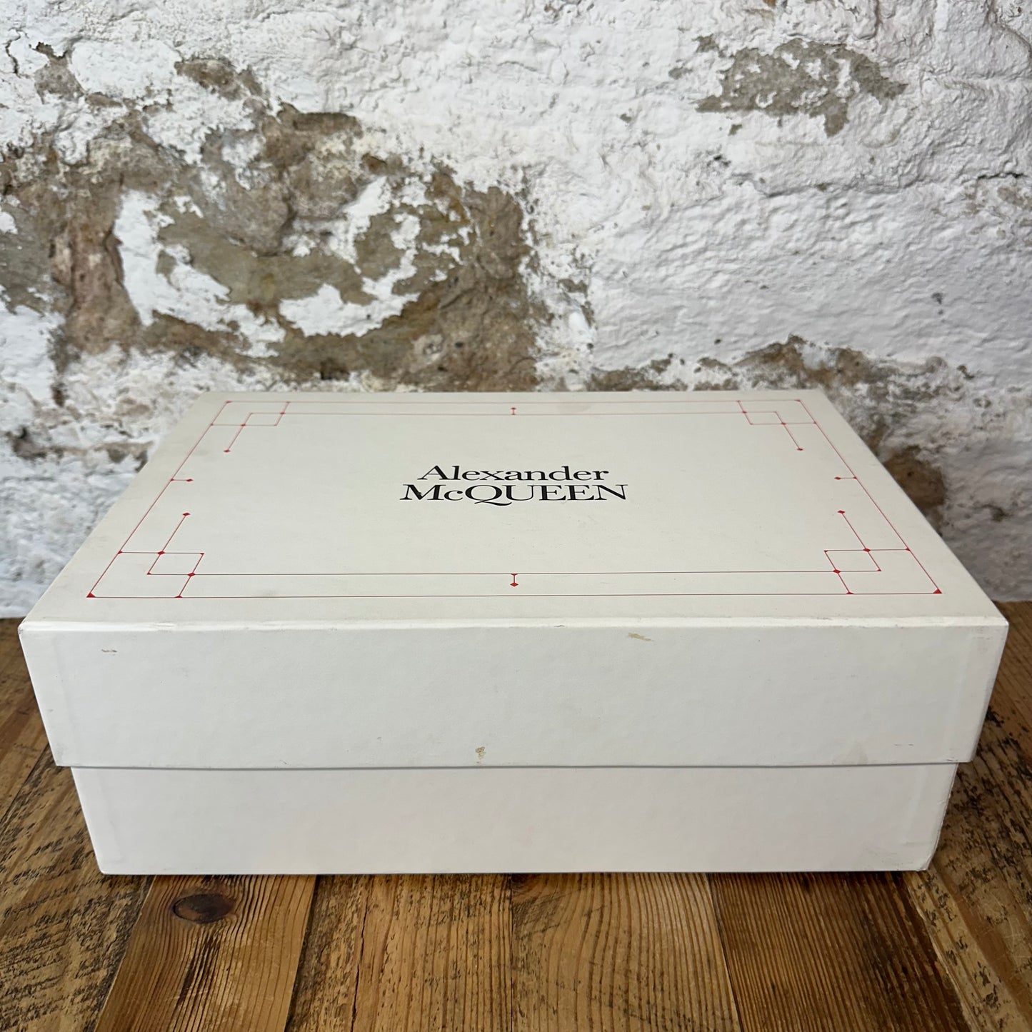 Alexander Mcqueen Black Tab White Clear Sole Sneaker Sz 6.5 (39)