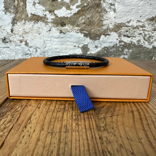 Louis Vuitton Graphite Monogram Keep It Bracelet W/ Box