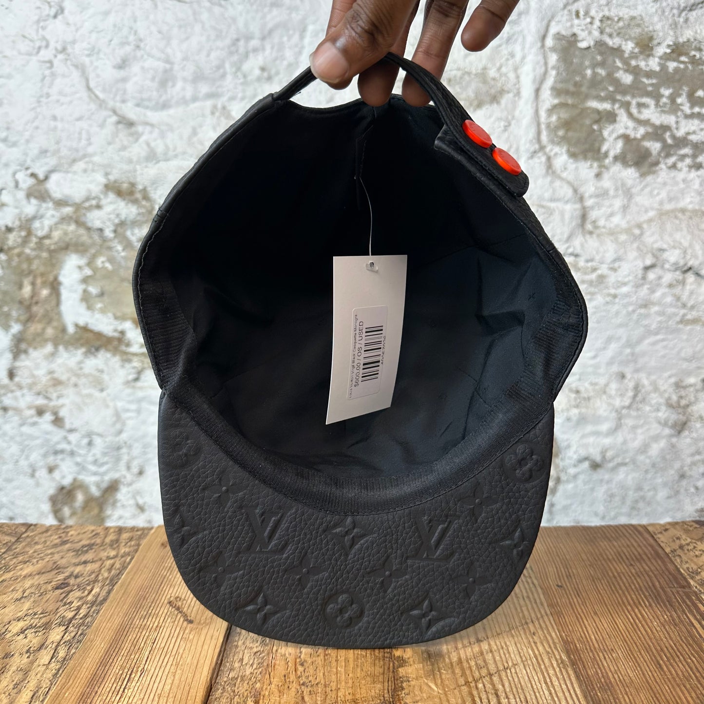 Louis Vuitton Virgil Black Casquette Monogram Hat